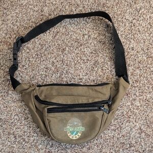 Vintage Olive Green Fannie Bag